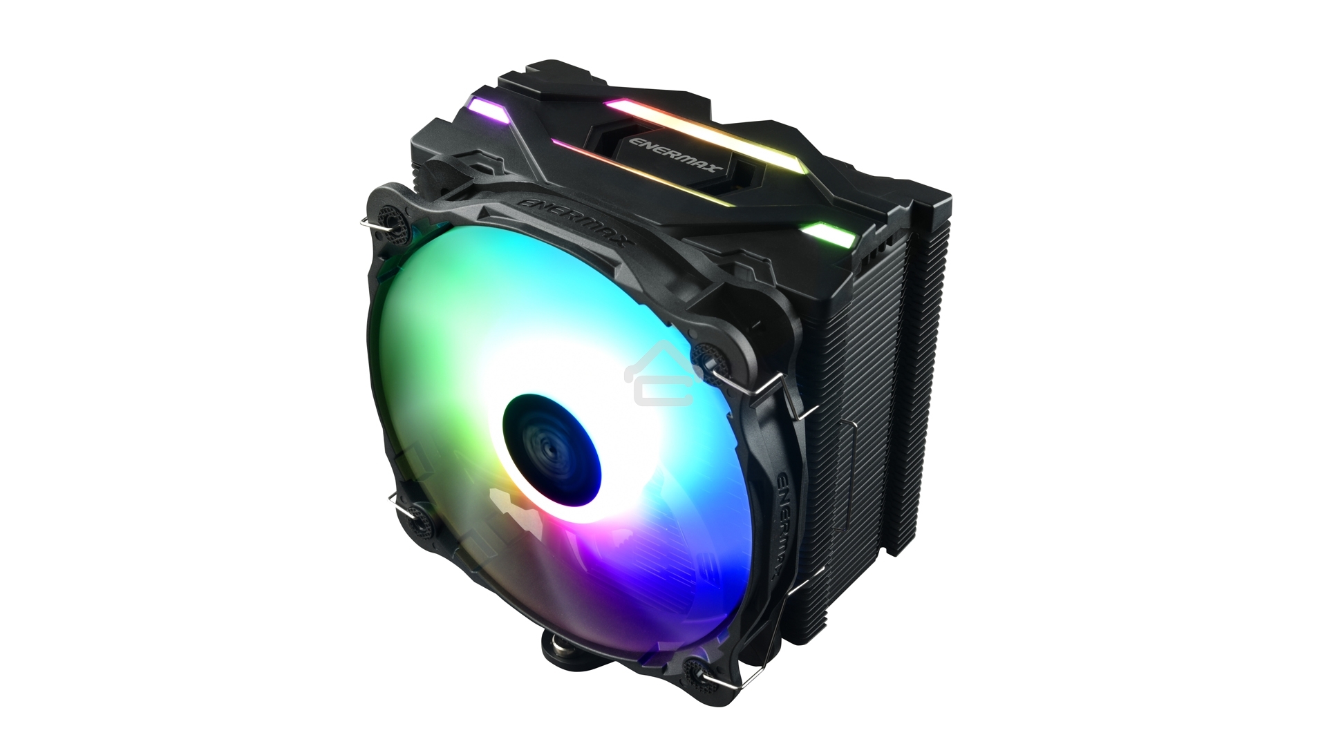 Кулер для процессора Enermax F40 ARGB Edition черный, 140 мм, алюминий/медь, 1200 об/мин, 23 дБ, 4 pin, 200 Вт, 158 мм