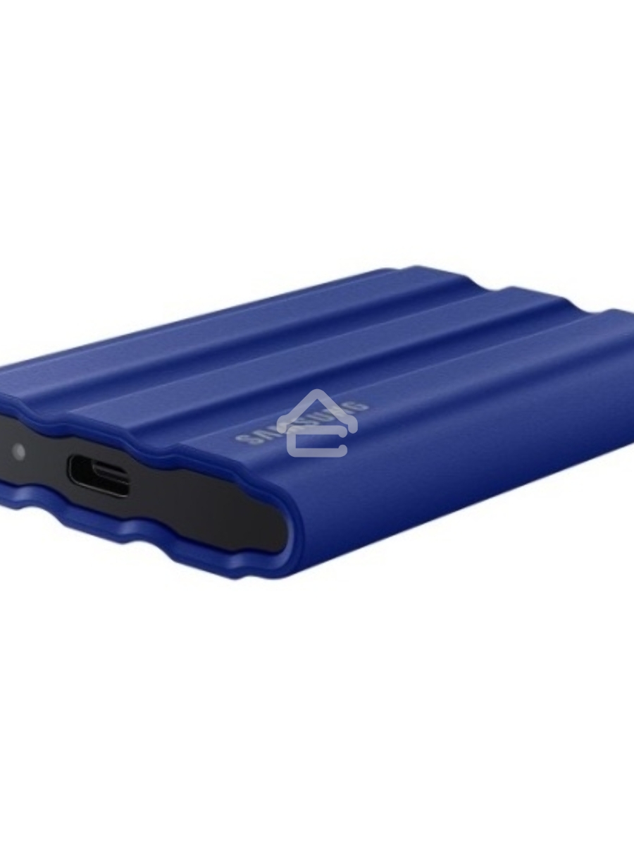 Накопитель Samsung External SSD T7 Shield, 2TB, Type C-to-C/A, USB 3.2 Gen2, R/W 1050/1000MB/s, IP65, 88x59x13mm, 98g, Blue (12 мес.)
