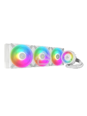 Жидкостная система охлаждения Arctic Liquid Freezer III 420 A-RGB белый, 140 мм, алюминий, 2800 об/мин, 26 дБ, 4 pin, 374 Вт