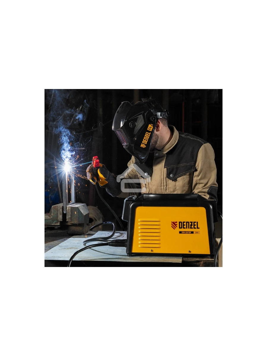 Аппарат инвертор. дуговой сварки SDM-220 Top, 220 А, ПВ 60% кейс Denzel