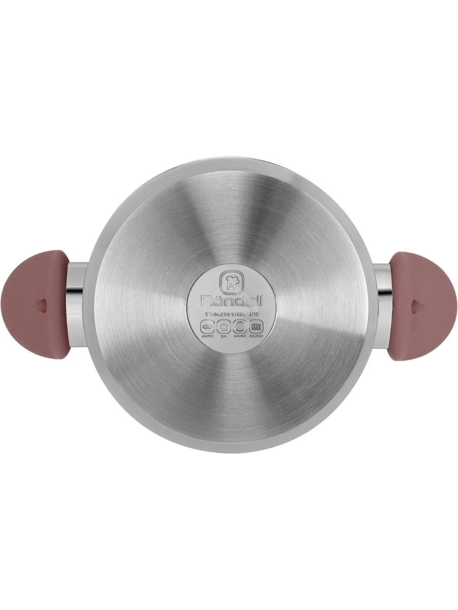 Кастрюля Rondell Bueno RDS-1587 (ST) стальной 1587 Кастрюля с/кр 20 см 2,8 л Bueno Rondell