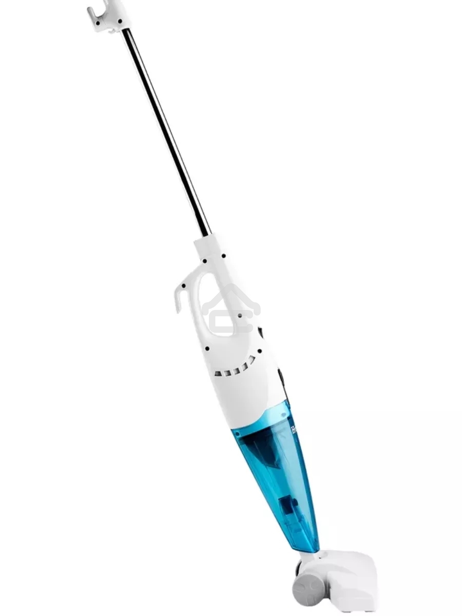 Пылесос вертикальный/ручной H-clean HVC 101 белый/голубой, питание от сети, 225 Вт, уборка сухая, пылесборник 0.8 л