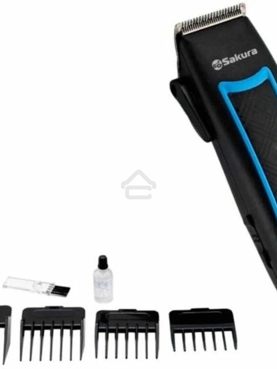 Машинка для стрижки Sakura SA-5109BL 4гребня сетев
