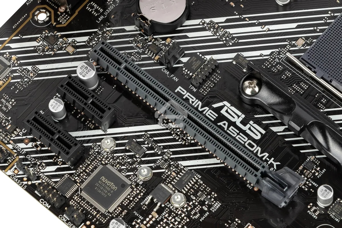 Материнская плата ASUS PRIME A520M-K, AM4, AMD A520, 2xDDR4, 4xSATA, 1xM.2, 1xPCIe 3.0 x16, 1xPCIe x1, 1xHDMI, 1xVGA, 1x 1Gb LAN, 2xUSB-A 2.0, 4xUSB-A 3.2 Gen 1, 3x3.5 мм, 7.1, mATX