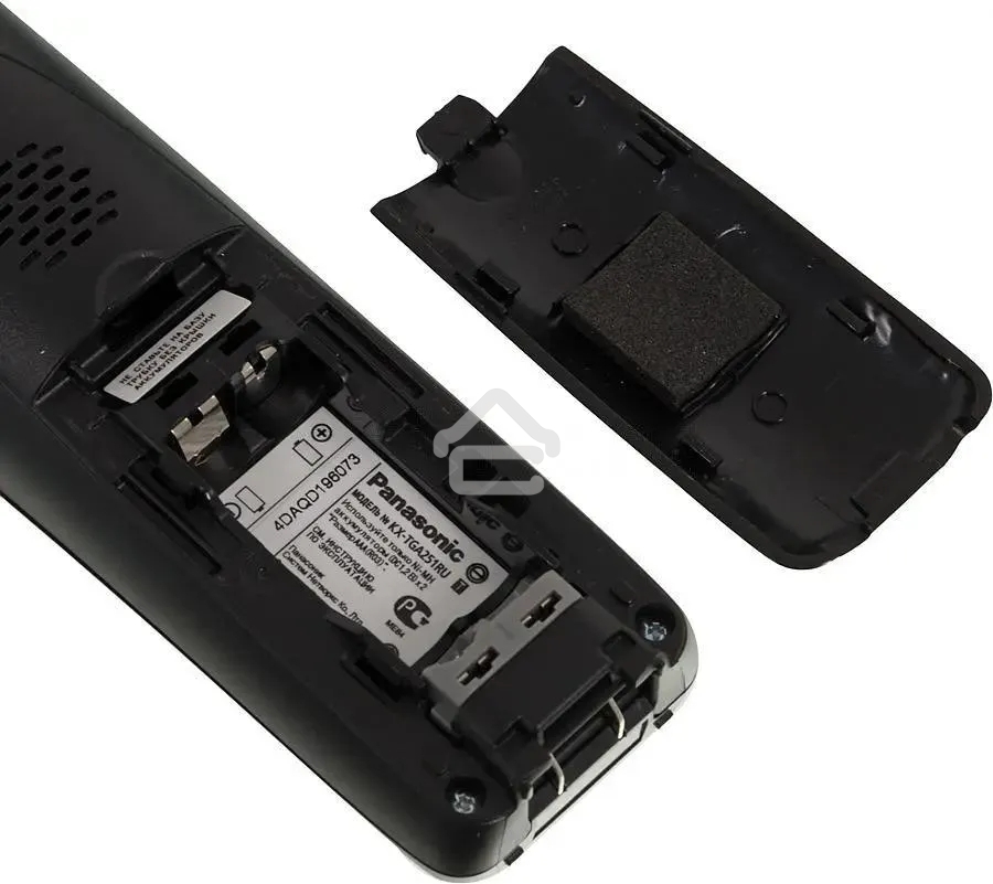 Телефон беспроводной (DECT) Panasonic KX-TG2521RUT (титан) АОН, Caller ID,спикерфон,голосовой АОН,полифония,цифровой автоответчик