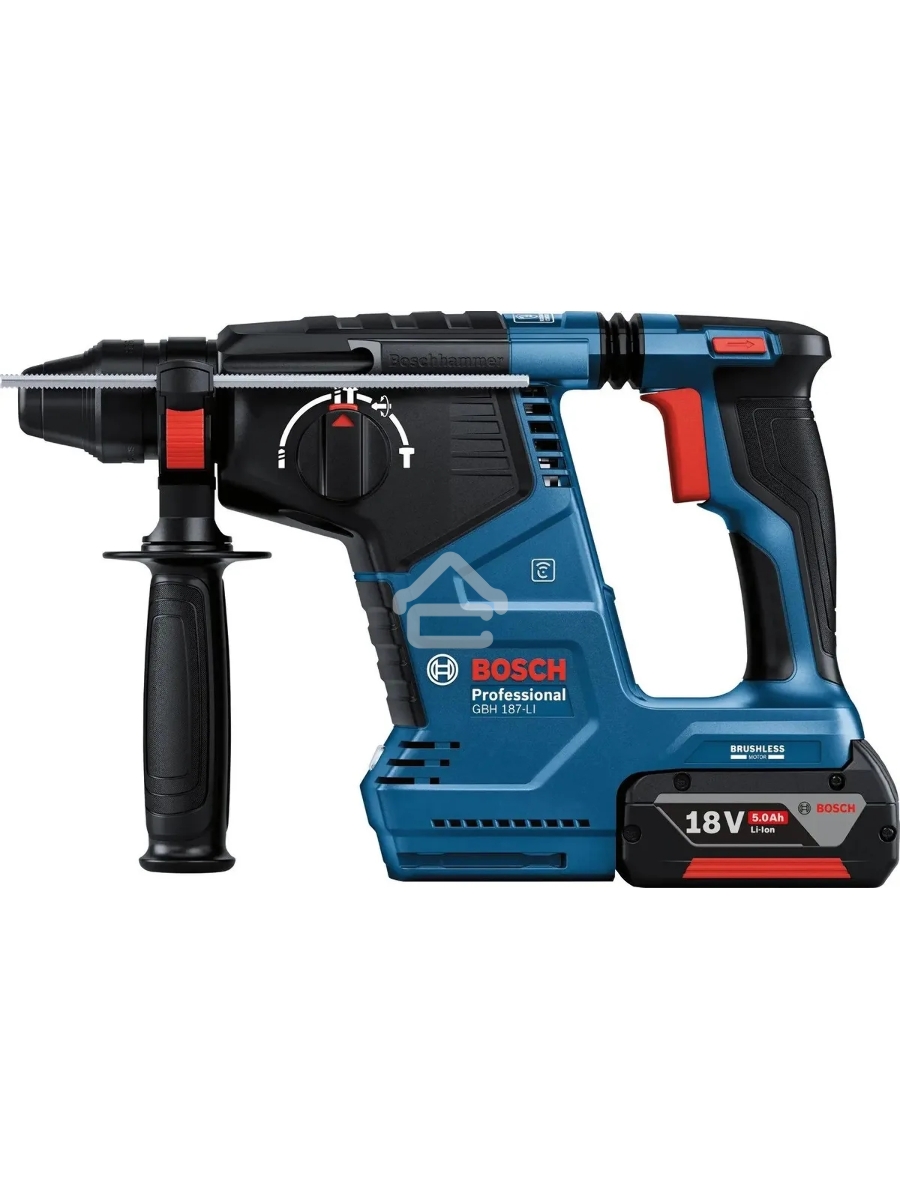 Перфоратор Bosch GBH 187-LI патрон:SDS-plus уд.:2.4Дж аккум. (кейс в комплекте)