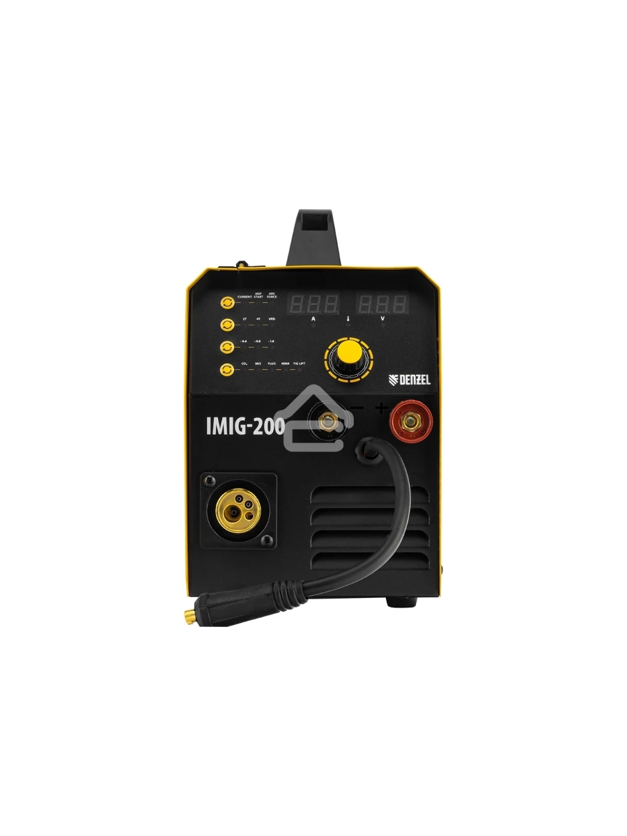Аппарат инвертор. полуавтомат. cварки IMIG-200, 200 А, ПВ 60%, катушка 5 кг Denzel