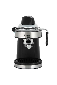 Кофеварка рожковая Vitek VT-1510 BK черный, исп. кофе - молотый, 0.24 л, 750 Вт, 5 Бар.