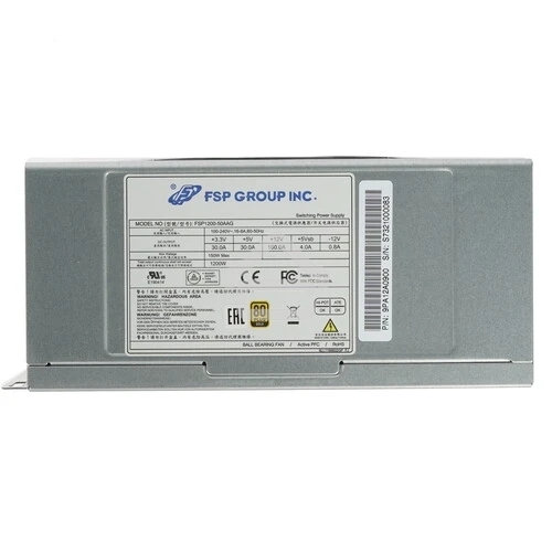 Блок питания FSP 1200-50AAG, 1200Вт, 80 PLUS Gold, 135мм, модульный, серый