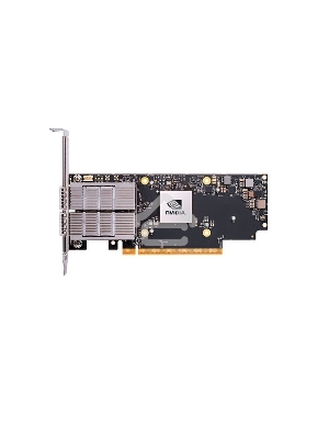 Сетевая карта NVIDIA ConnectX-7 OCP3.0 TSFF Adapter Card, 400GbE, NDR IB (default mod e), Single-port OSFP, Multi-Host and Socket Direct capable, PCIe 5.0 x16 , Crypto Disabled, Secure Boot Enabled, Thumbscrew (Pull Tab) TSFF Brack et