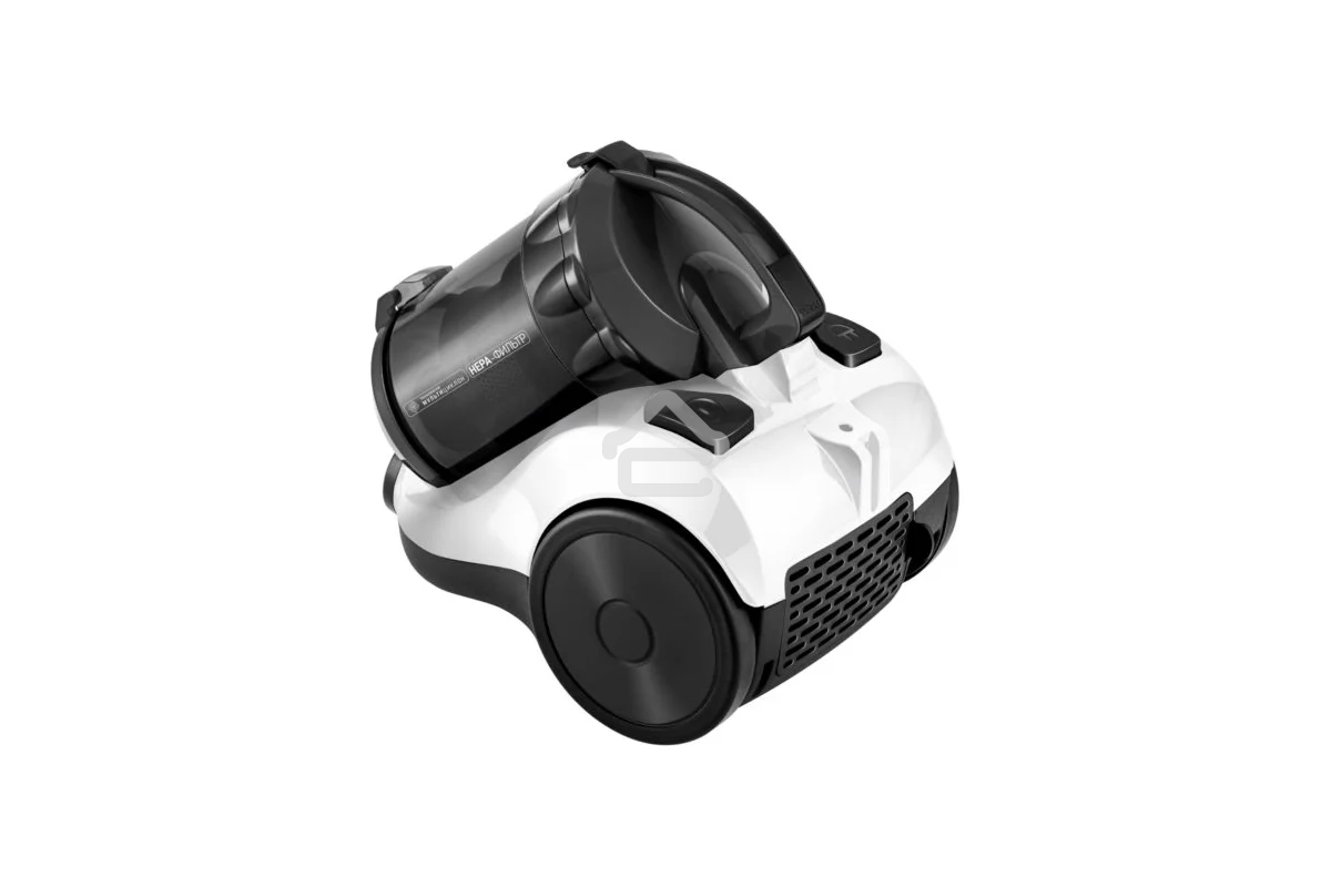 Пылесос Centek CT-2529 белый/черный, 350/2000 Вт, уборка сухая, пылесборник - контейнер, 2 л