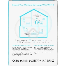 Повторитель беспроводного сигнала Cudy RE1800 AX1800 10/100/1000BASE-TX/Wi-Fi белый