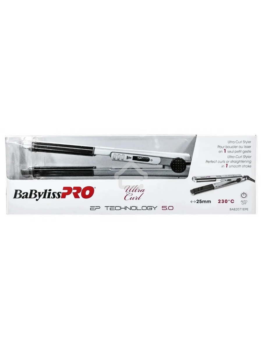 Щипцы BaByliss Pro Ultra Curl, 25х90 мм, 40Вт