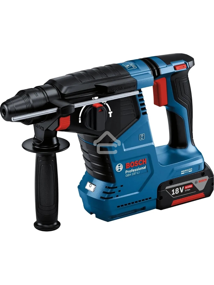 Перфоратор Bosch GBH 187-LI патрон:SDS-plus уд.:2.4Дж аккум. (кейс в комплекте)
