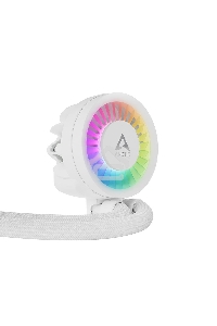 Жидкостная система охлаждения Arctic Liquid Freezer III 420 A-RGB белый, 140 мм, алюминий, 2800 об/мин, 26 дБ, 4 pin, 374 Вт