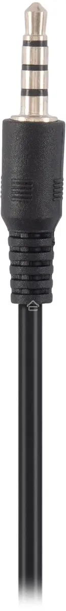 Гарнитура проводная с микрофоном Оклик HS-M600 черный 1.8м накладные оголовье (1900372)