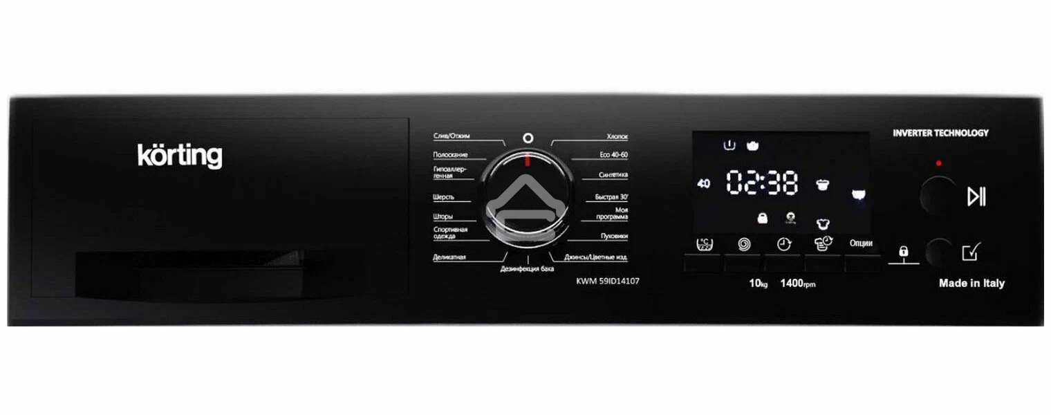 Стиральная машина Korting KWM 59ID14107 белый, загр. фронтальная макс.: 10 кг 1400 об/мин класс: А+++