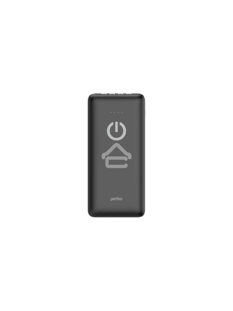 Мобильный аккумулятор Powerbank Perfeo ABSOLUTE 10000mah In Micro usb,USB /Out USB,Micro usb,Type-C,Lightning, 2.1А/ Black (PF_B4878)