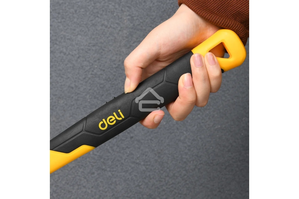 Кувалда Deli DL447004 1,8кг, рукоятка из высокопрочного стекловолокна