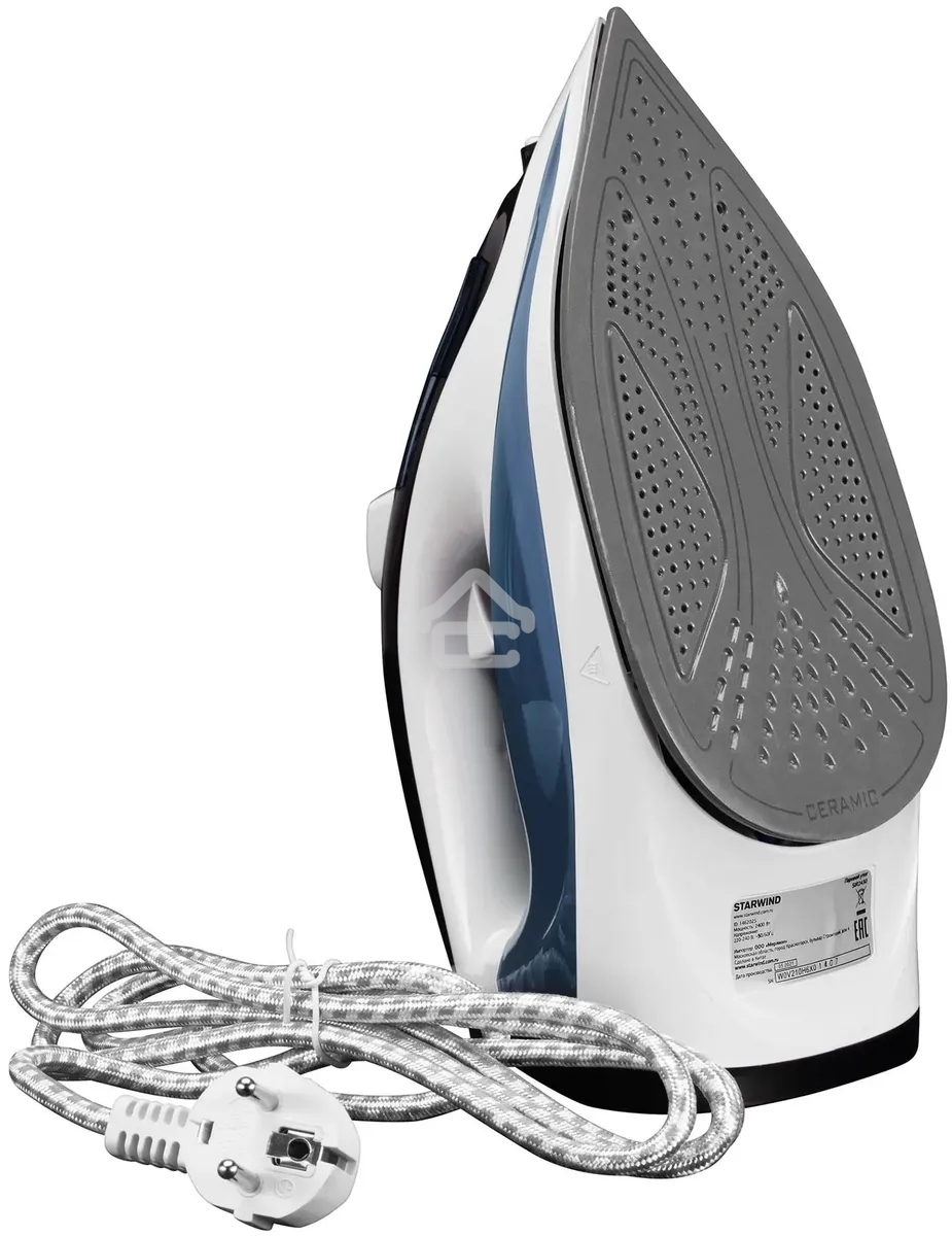 Утюг Starwind SIR2430 2400 Вт голубой/белый