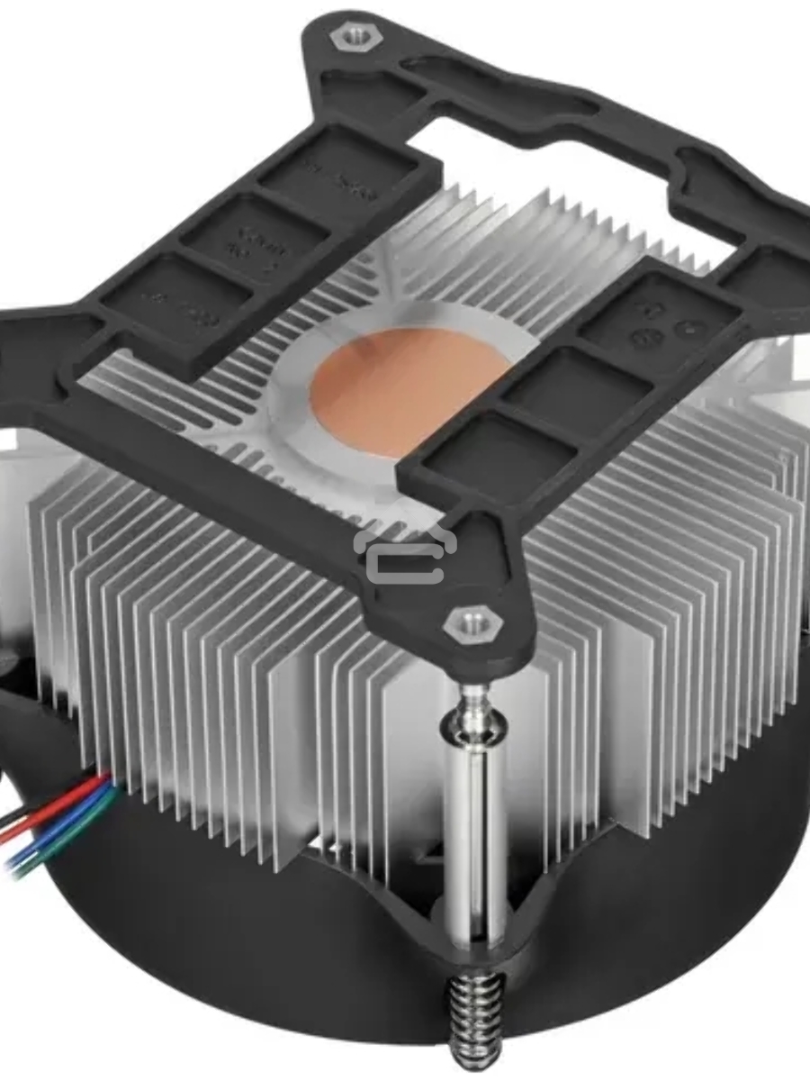 Кулер ЦП DEEPCOOL T31P OTDP-ICAS-T31P черный/серебристый 100мм алюминий 2400rpm 30db 95W 66мм