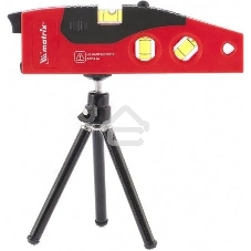 Уровень лазерный Matrix, 180 мм, 220 мм штатив, 4 глазка