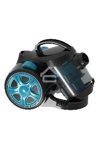 Пылесос Blackton Bt VC1802B черный/голубой, 350/1400 Вт, уборка сухая, пылесборник контейнер 2 л