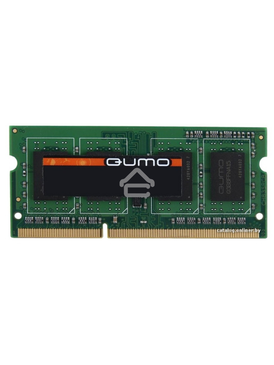 Оперативная память QUMO, DDR3, 4GB (1x4GB), 1600MHz, CL11, SO-DIMM