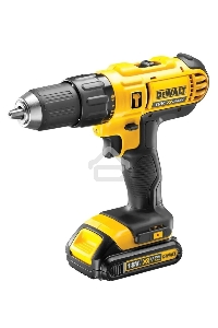 Дрель-шуруповерт DeWalt DCD778S2T-QW, Аккумуляторная, 18В, 2 АКБ, Ударная, Кейс