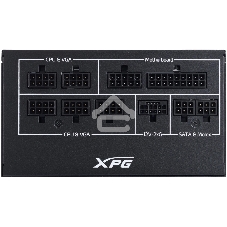 Блок питания ADATA XPG COREREACTORIIVE850G-BKCEU, 850Вт, 80 PLUS Gold, 120мм, модульный, черный