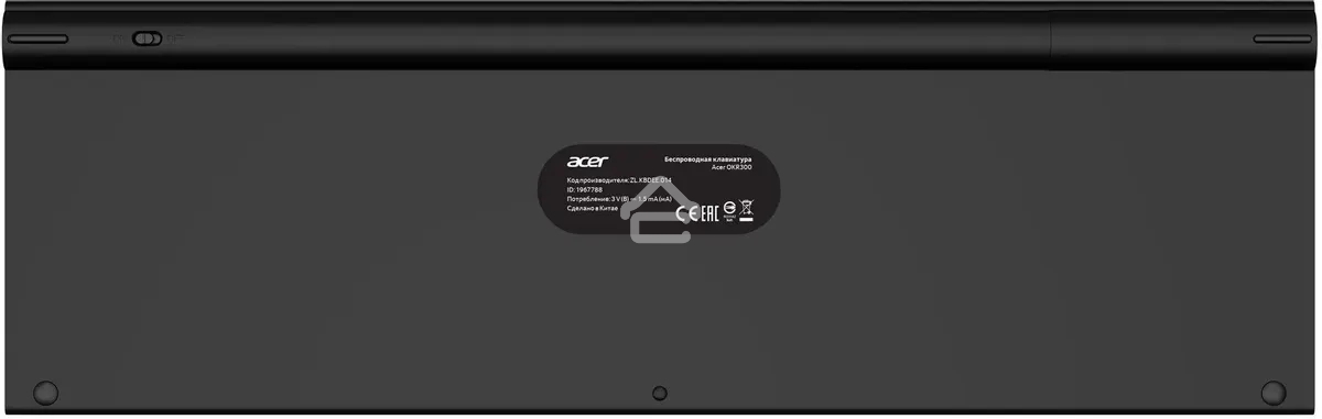 Клавиатура беспроводная Acer OKR300 черный USB (ZL.KBDEE.014)
