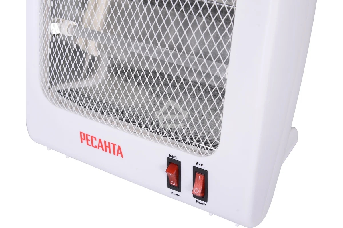 Обогреватель инфракрасный Ресанта ИКО-800Л, белый, кварцевый, 800 Вт, 8 м2 (67/5/9)