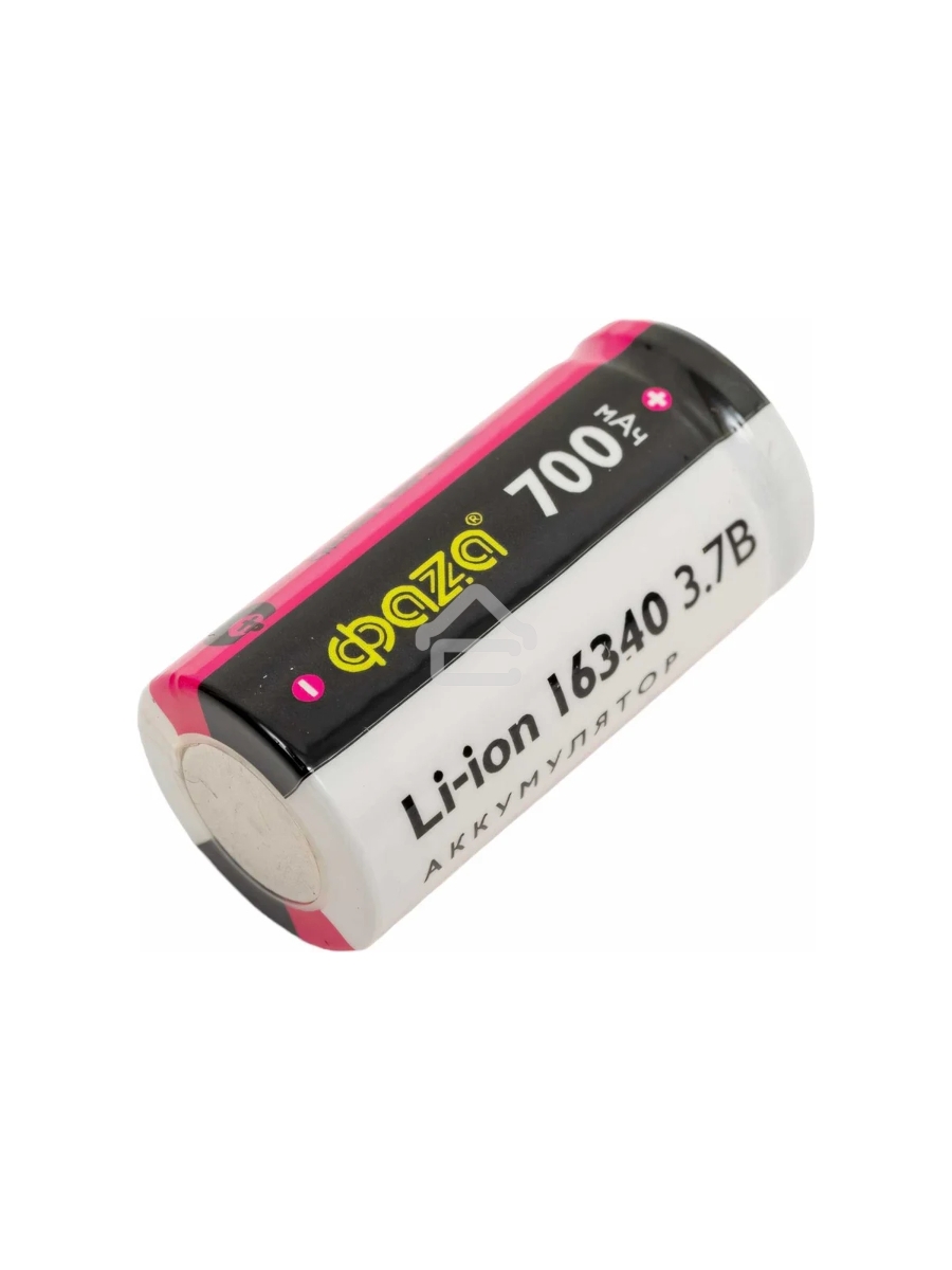 Аккумулятор 16340 3.7В Li-Ion 700мА.ч без платы защиты BL-1 ФАZА 5039087