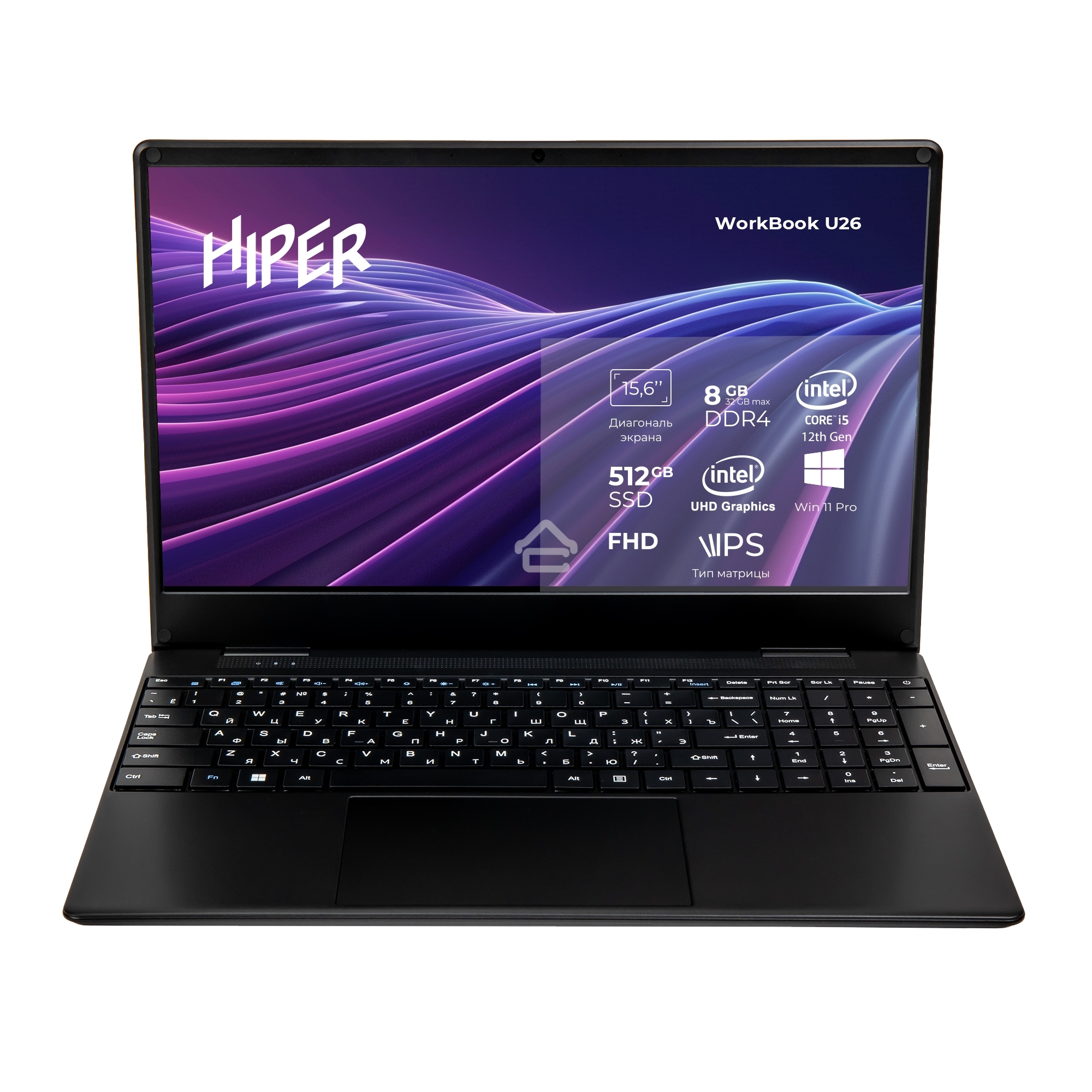 Ноутбук HIPER Workbook U26 15.6