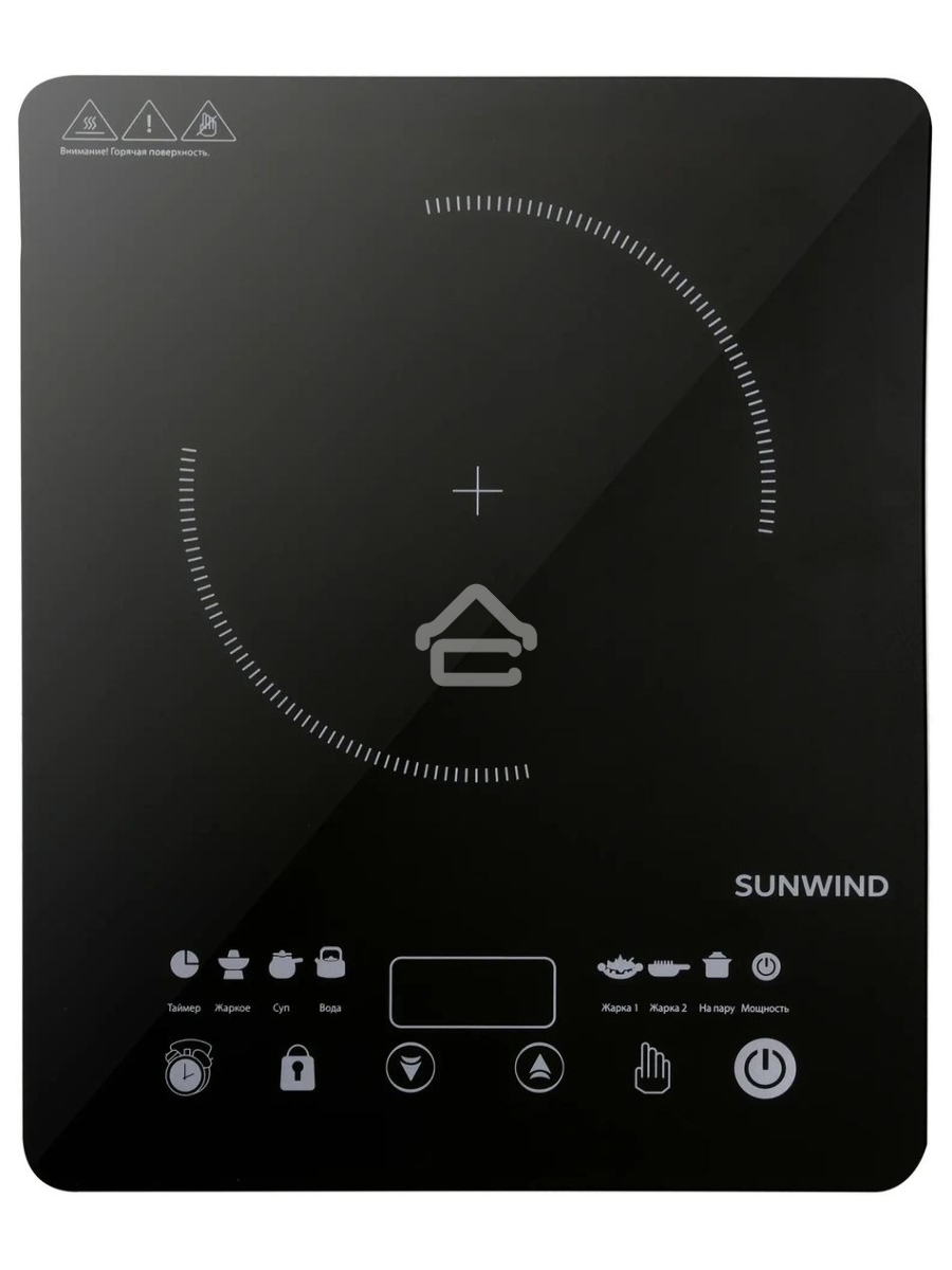Плита индукционная SunWind SCI-0502 черный стеклокерамика (настольная)
