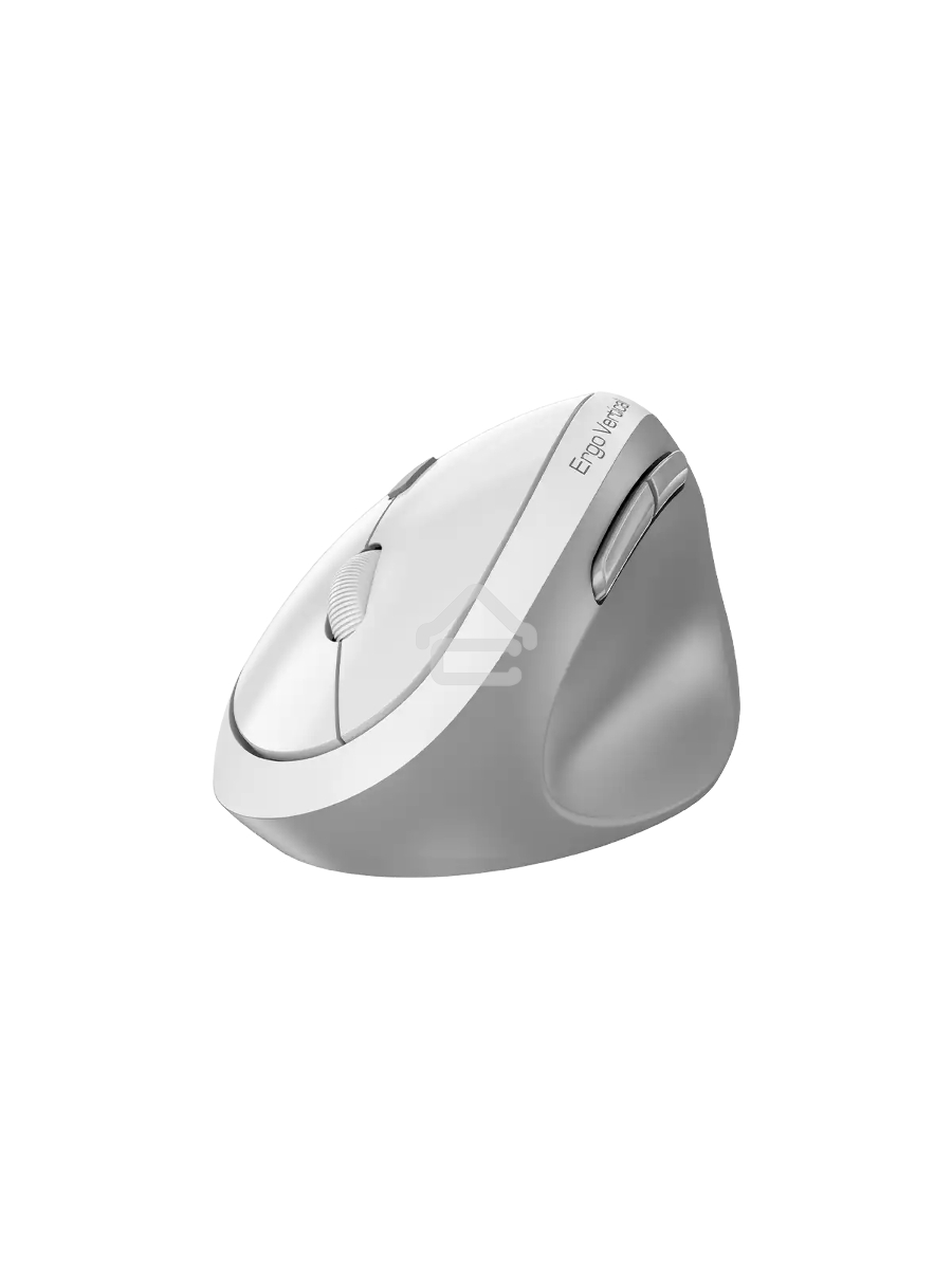 Мышь беспроводная Genius Genius Ergo 8350S /Вертикальная/бесшумная/1200-1600-2400 dpi/BlueEye/6 кнопок/USB-приемник/Bluetooth+2,4 ГГц/батарея AA/бело-серый (31030041401)