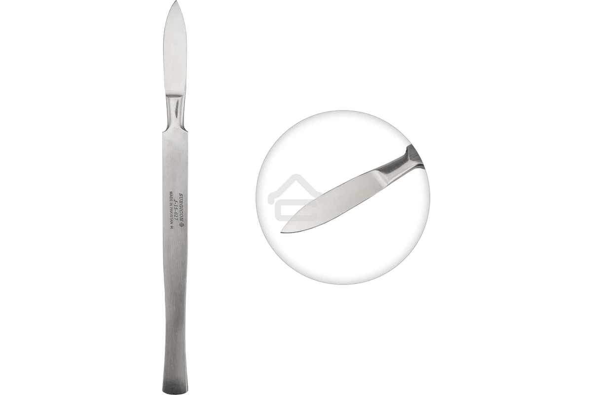 Скальпель средний остроконечный СО-03 150 мм