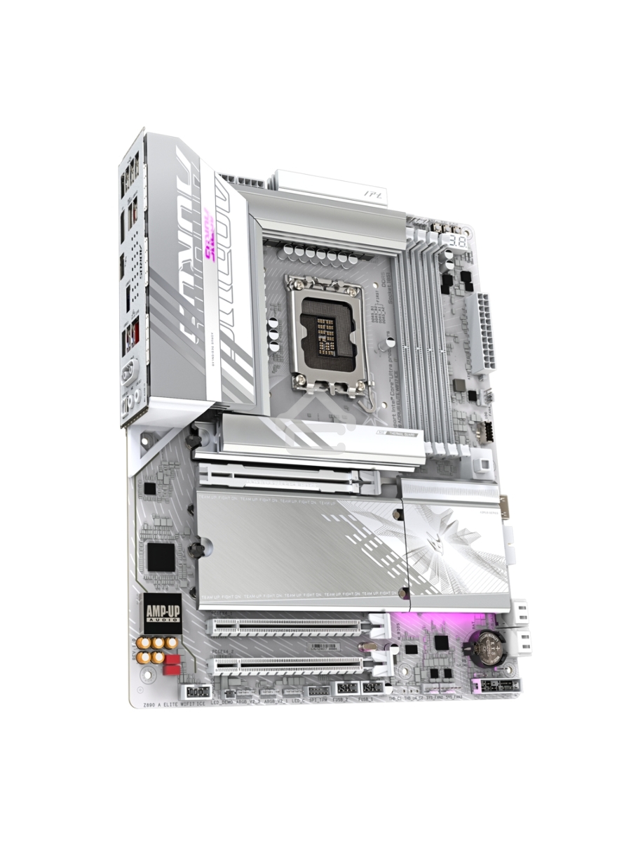 Материнская плата Gigabyte Z890 AORUS ELITE WIFI7 ICE, LGA 1851, Intel Z890, 4xDDR5, 4xSATA, 4xM.2, 1xPCIe 5.0 x16, 2xPCIe 4.0 x4, 1xDP, 1xUSB-C (DP), 1x 2.5Gb LAN, 4xUSB-A 2.0, 3xUSB-A 3.2 Gen 1, 2xUSB-A 3.2 Gen 2, 1xUSB-C 3.2 Gen 2 (Thunderbolt 4), 2x3.