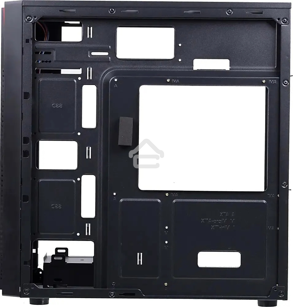 Компьютерный корпус Accord JP-II черный без БП ATX 1x80mm 2xUSB2.0 1xUSB3.0 audio