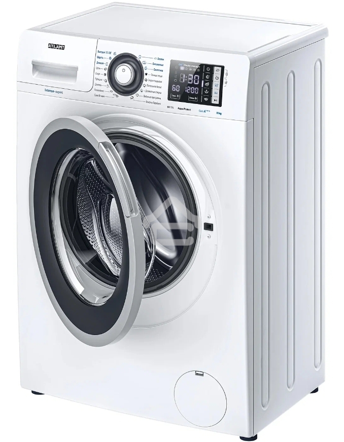 Стиральная машина Atlant СМА 80С1214-01 белый, загрузка фронтальная 8 кг, 1200 об/мин., класс: А+++