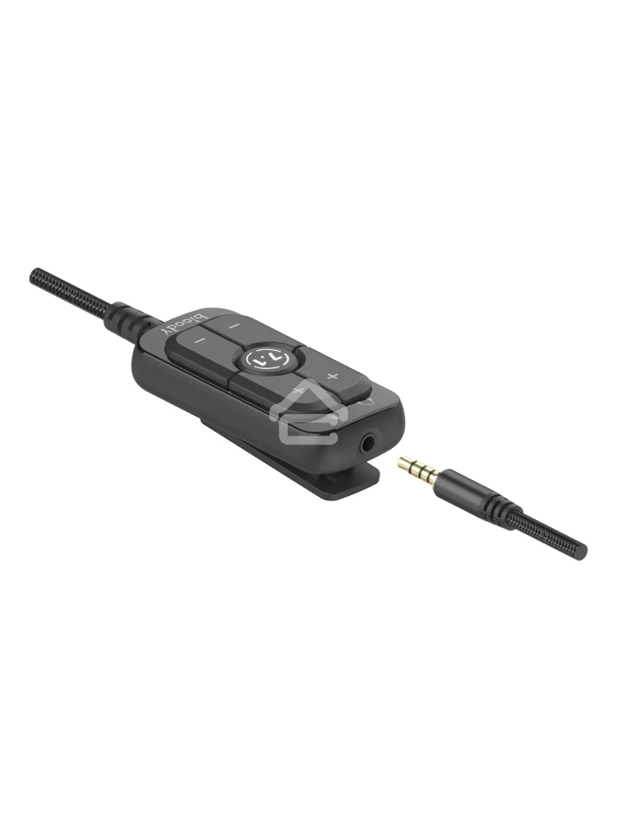 Наушники с микрофоном A4Tech Bloody M590i желтый/серый 1м мониторные USB оголовье
