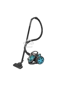 Пылесос Blackton Bt VC1802B черный/голубой, 350/1400 Вт, уборка сухая, пылесборник контейнер 2 л