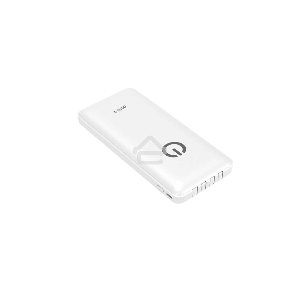 Портативный аккумулятор Powerbank Perfeo ABSOLUTE 10000mah In Micro usb,USB /Out USB,Micro usb,Type-C,Lightning, 2.1А/ белый (PF_B4879)