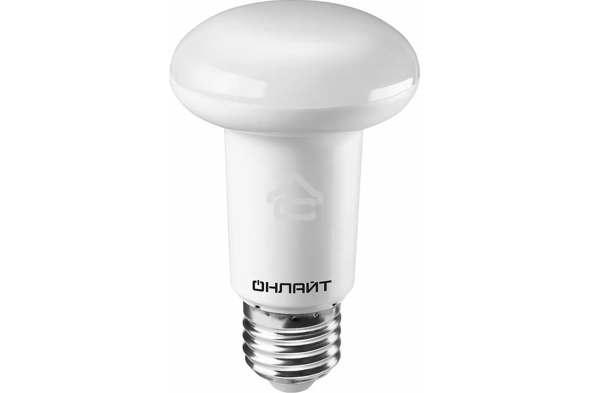 Лампа светодиодная ОНЛАЙТ 71653 OLL-R63-8-230-2.7K-E27 8 Вт 2700К тепл. белый E27 600 лм