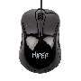 Мышь проводная HIPER HOM-031 черный, 1000 dpi, USB, кнопки - 3