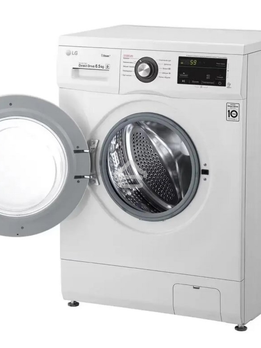 Стиральная машина LG F2J3WS2W белый, загрузка фронтальная 6,5 кг, 1200 об/мин., класс: А