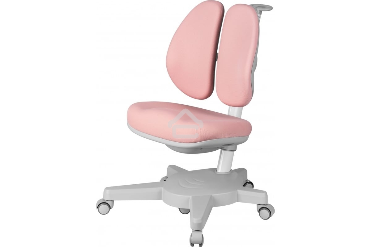 Кресло детское Cactus CS-CHR-3604PK розовый крестов. пластик серый