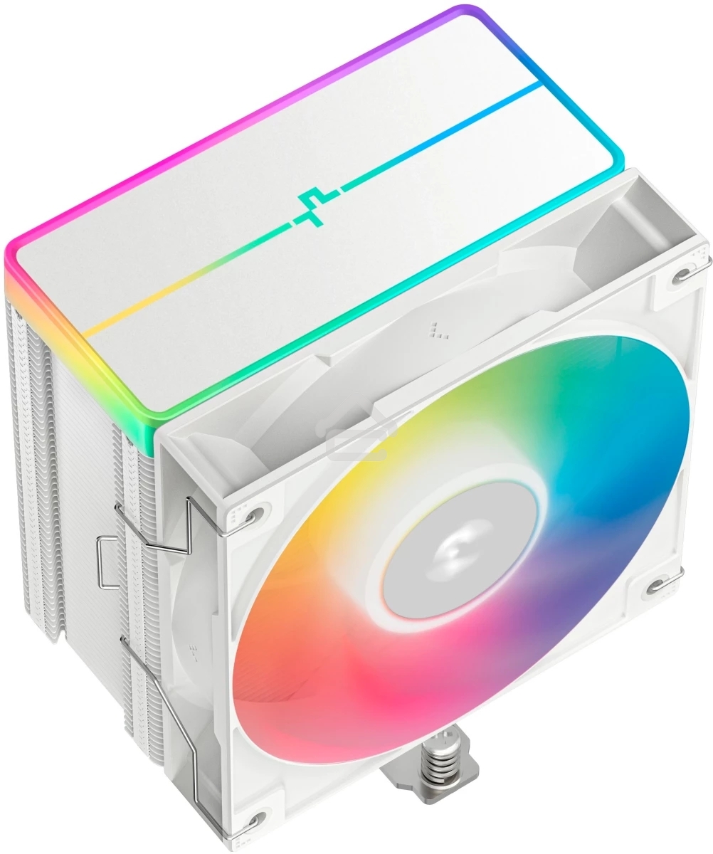 Кулер для процессора DEEPCOOL AG500 WH ARGB V2 белый 120мм алюминий+медь 1850rpm 29.4db 4-pin 240W 155мм
