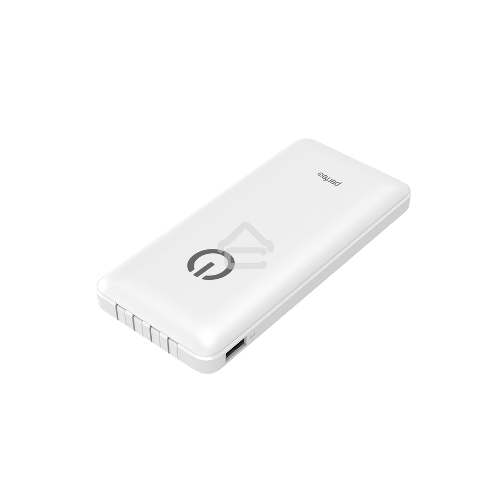 Портативный аккумулятор Powerbank Perfeo ABSOLUTE 10000mah In Micro usb,USB /Out USB,Micro usb,Type-C,Lightning, 2.1А/ белый (PF_B4879)