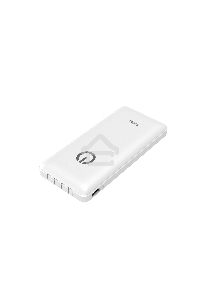 Мобильный аккумулятор Powerbank Perfeo ABSOLUTE 10000mah In Micro usb,USB /Out USB,Micro usb,Type-C,Lightning, 2.1А/ белый (PF_B4879)